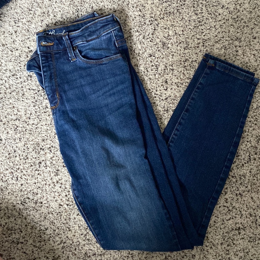 Dark wash denim, universal thread, size 2